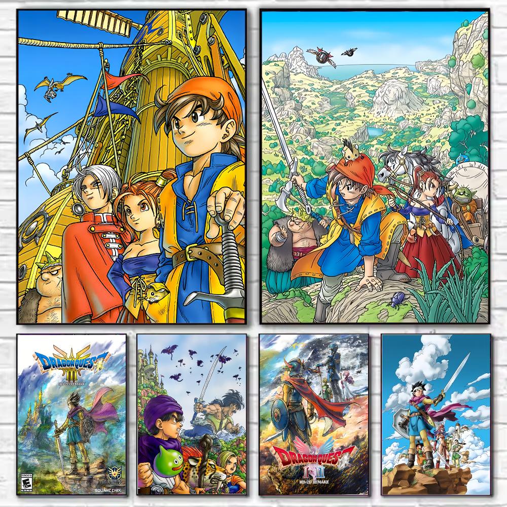 Office Quest - Game D-Dragon Q-Quest Poster Stylish Wall