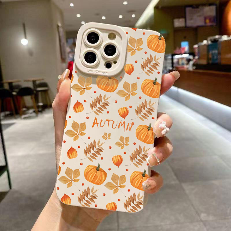 Autumn Maple Leaves Pumpkin Pa - đánh giá và giá Receipt Printer Thermal
