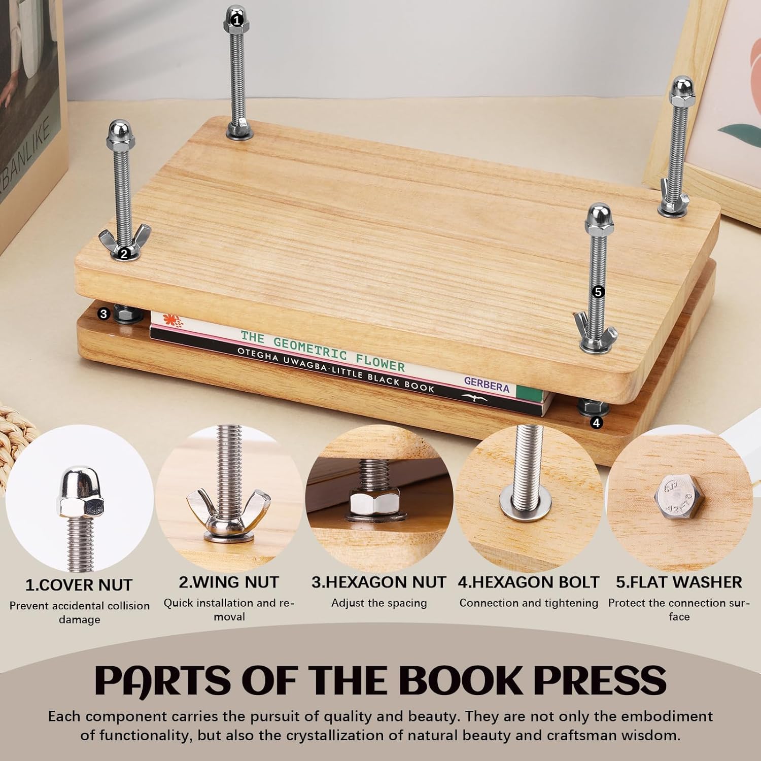 Wooden Book Press, Binding Too - đánh giá và giá Binding Machine Comb