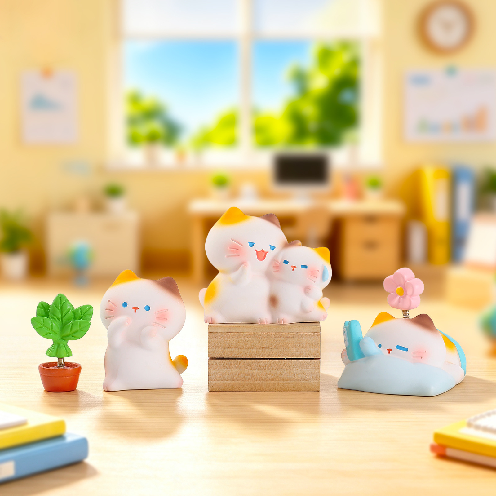 Working Kitten Resin Blind Box - đánh giá và giá Office Technician