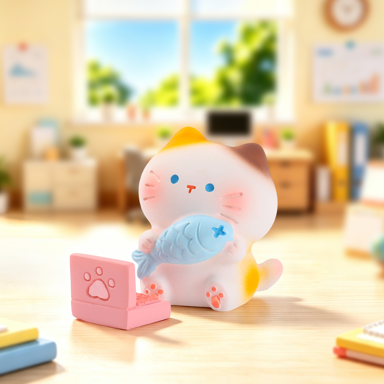 Working Kitten Resin Blind Box - đánh giá và giá Office Technician
