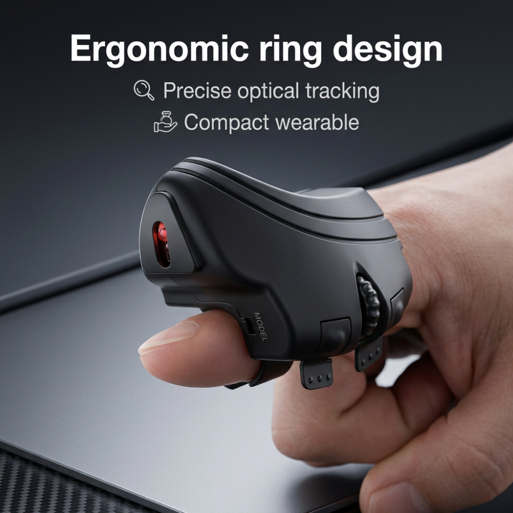 Finger Ring Mouse 1000DPI Easy - đánh giá và giá Office Technologies