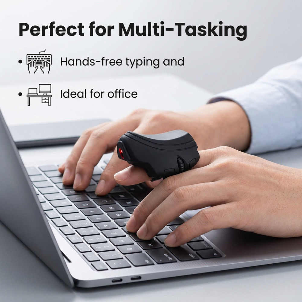 Finger Ring Mouse 1000DPI Easy - đánh giá và giá Office Technologies