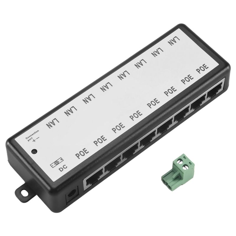 PHILE-8 Ports Poe Injector Poe - đánh giá và giá Power Over Ethernet
