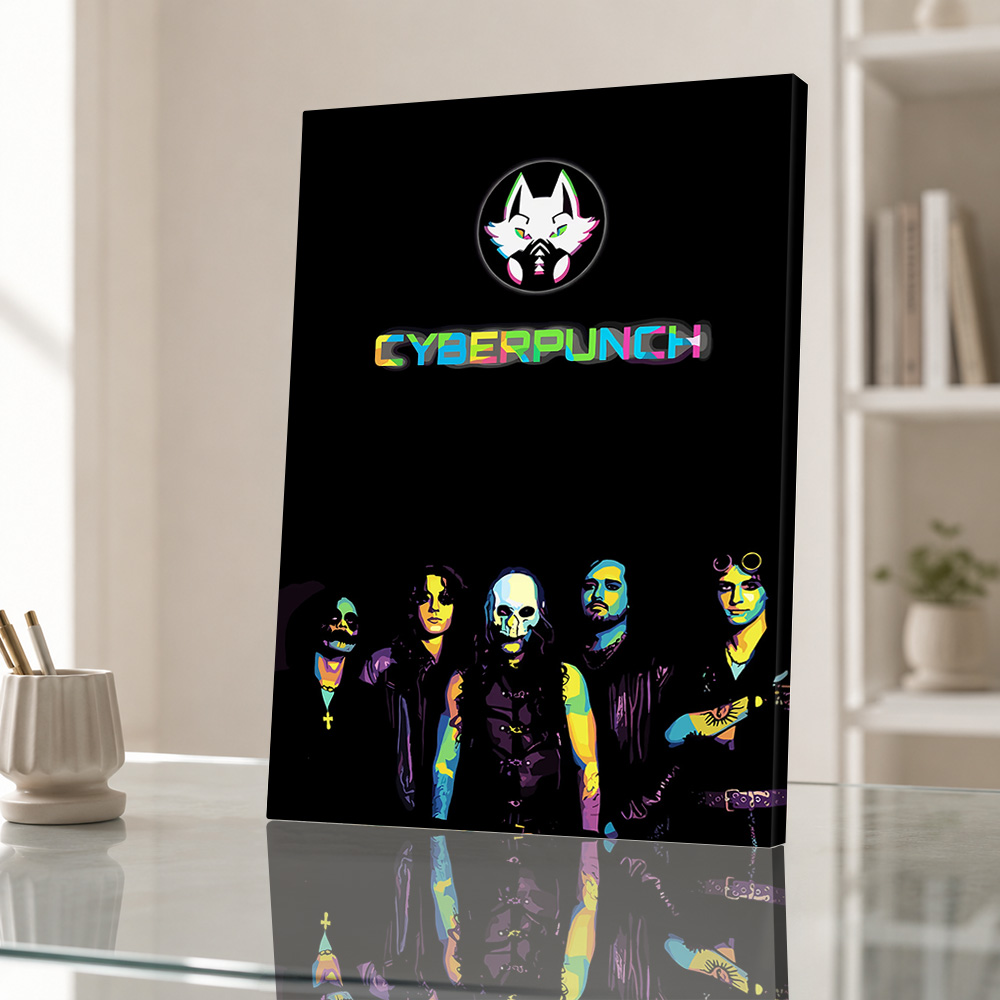 Cyberpunk Canvas Print Poster  - đánh giá và giá Office Technologies