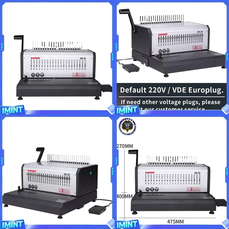 RAYSON EB-30 High Quality Elec - đánh giá và giá Binding Machine Comb